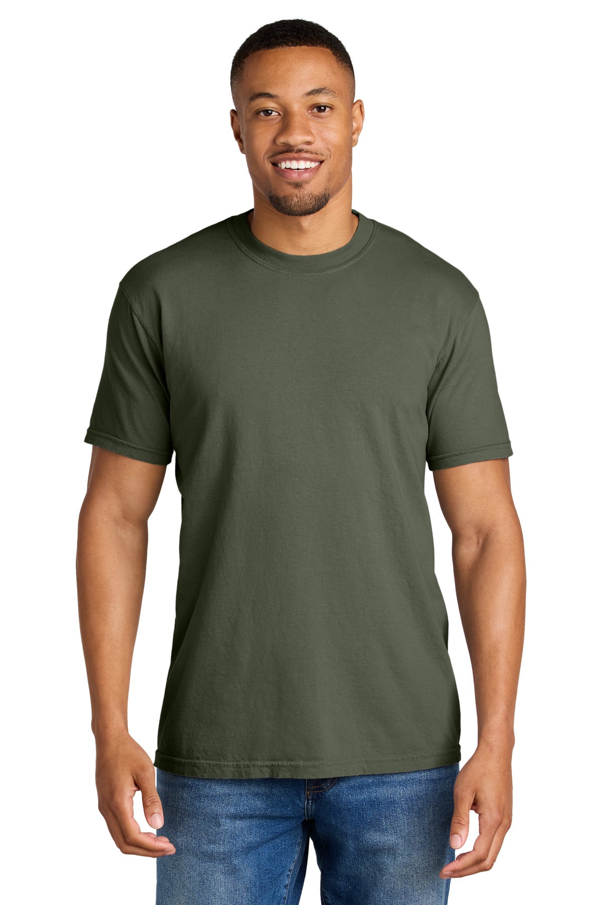 COMFORT COLORS Heavyweight Ring Spun Tee. 1717 - EMBROIDERED