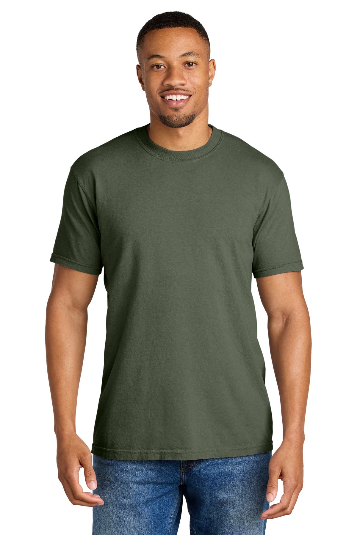 COMFORT COLORS Heavyweight Ring Spun Tee. 1717 - EMBROIDERED