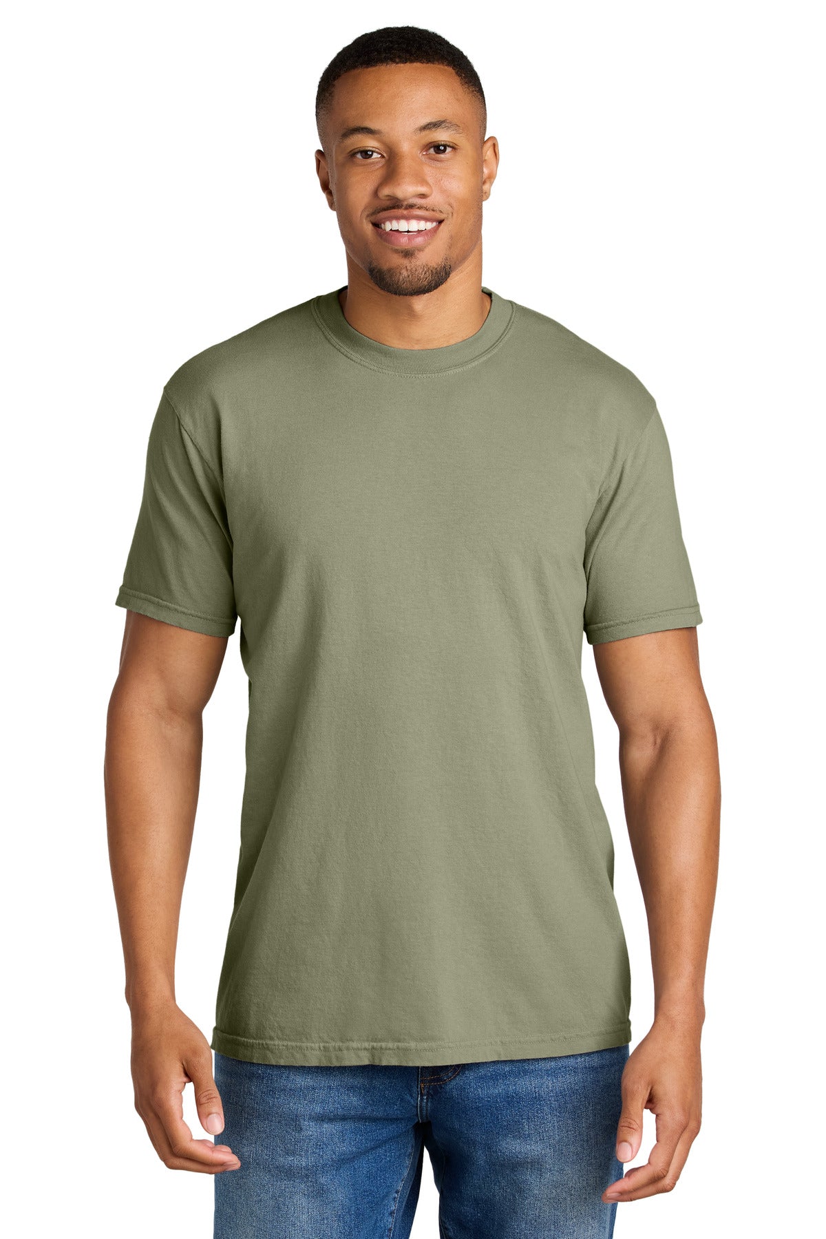 COMFORT COLORS Heavyweight Ring Spun Tee. 1717 - EMBROIDERED
