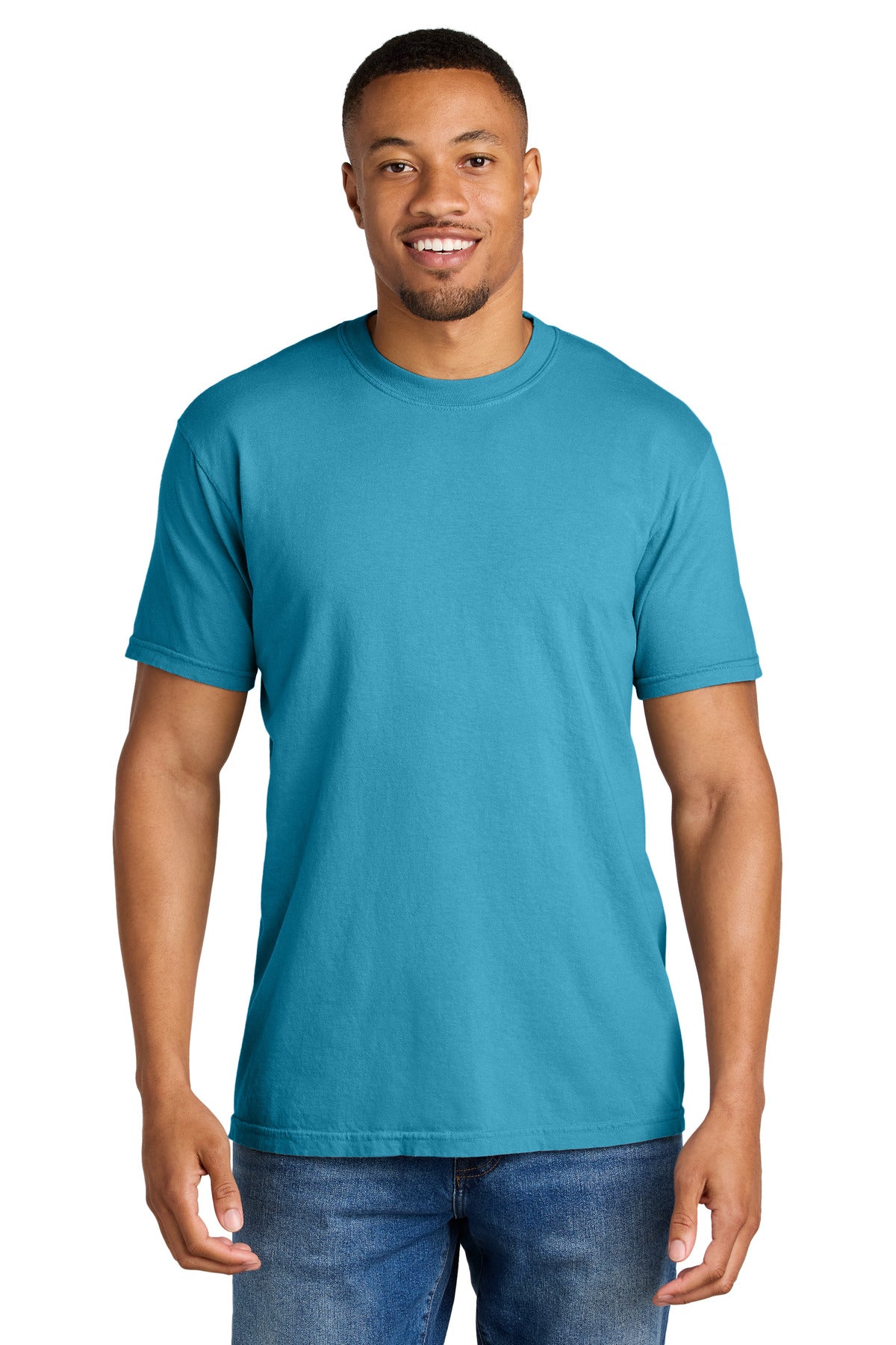 COMFORT COLORS Heavyweight Ring Spun Tee. 1717 - EMBROIDERED