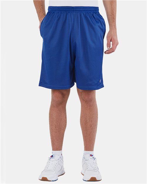 Champion. Men's Polyester Mesh 9" Shorts with Pockets. S162