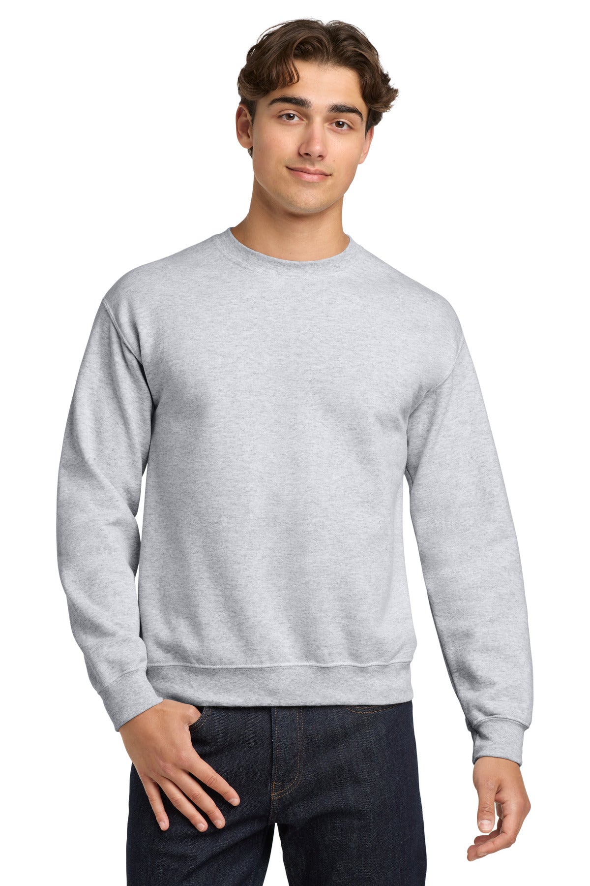 Gildan Heavy Blend Crewneck Sweatshirt. 18000 - EMBROIDERED