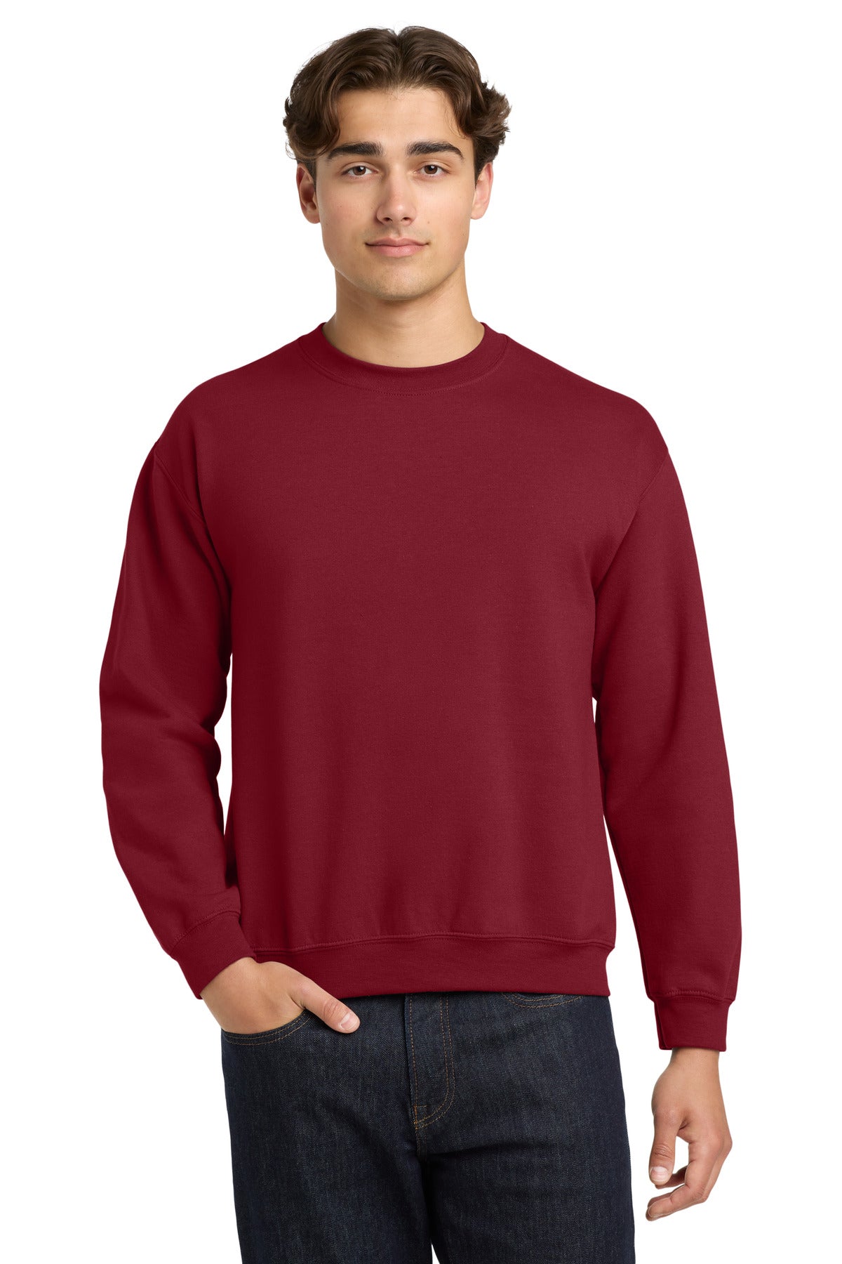 Gildan Heavy Blend Crewneck Sweatshirt. 18000 - EMBROIDERED