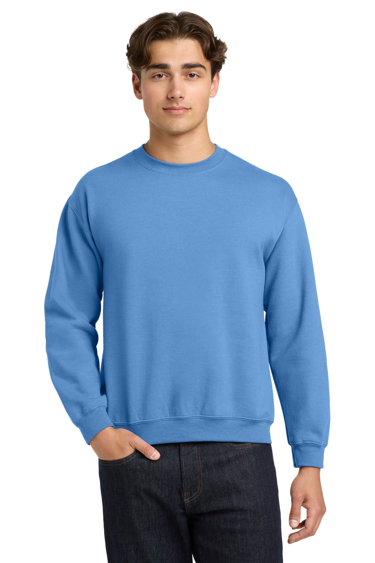 Gildan Heavy Blend Crewneck Sweatshirt. 18000 - EMBROIDERED