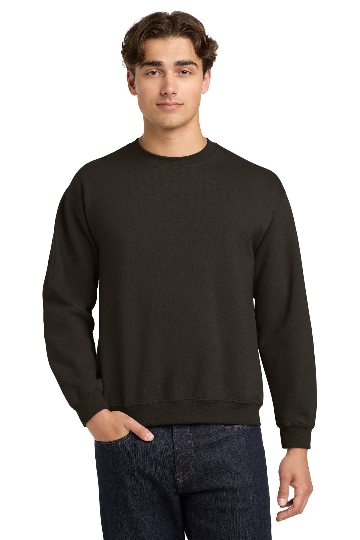 Gildan Heavy Blend Crewneck Sweatshirt. 18000 - EMBROIDERED