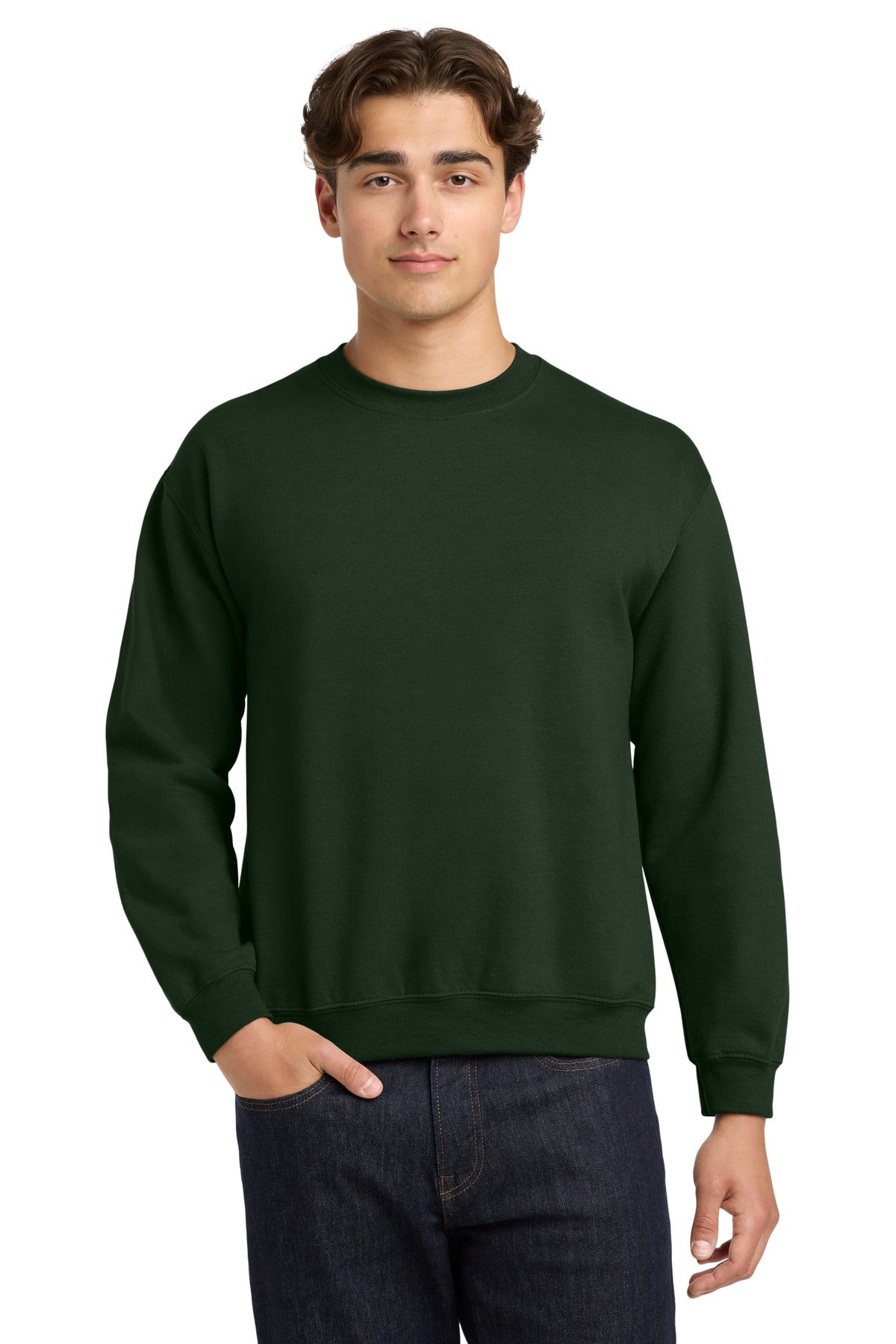 Gildan Heavy Blend Crewneck Sweatshirt. 18000 - EMBROIDERED