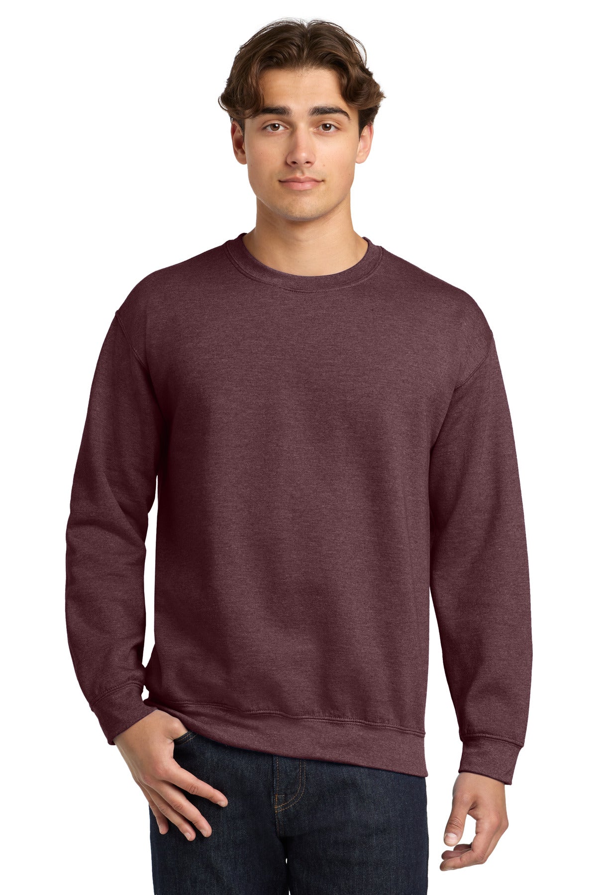 Gildan Heavy Blend Crewneck Sweatshirt. 18000 - EMBROIDERED