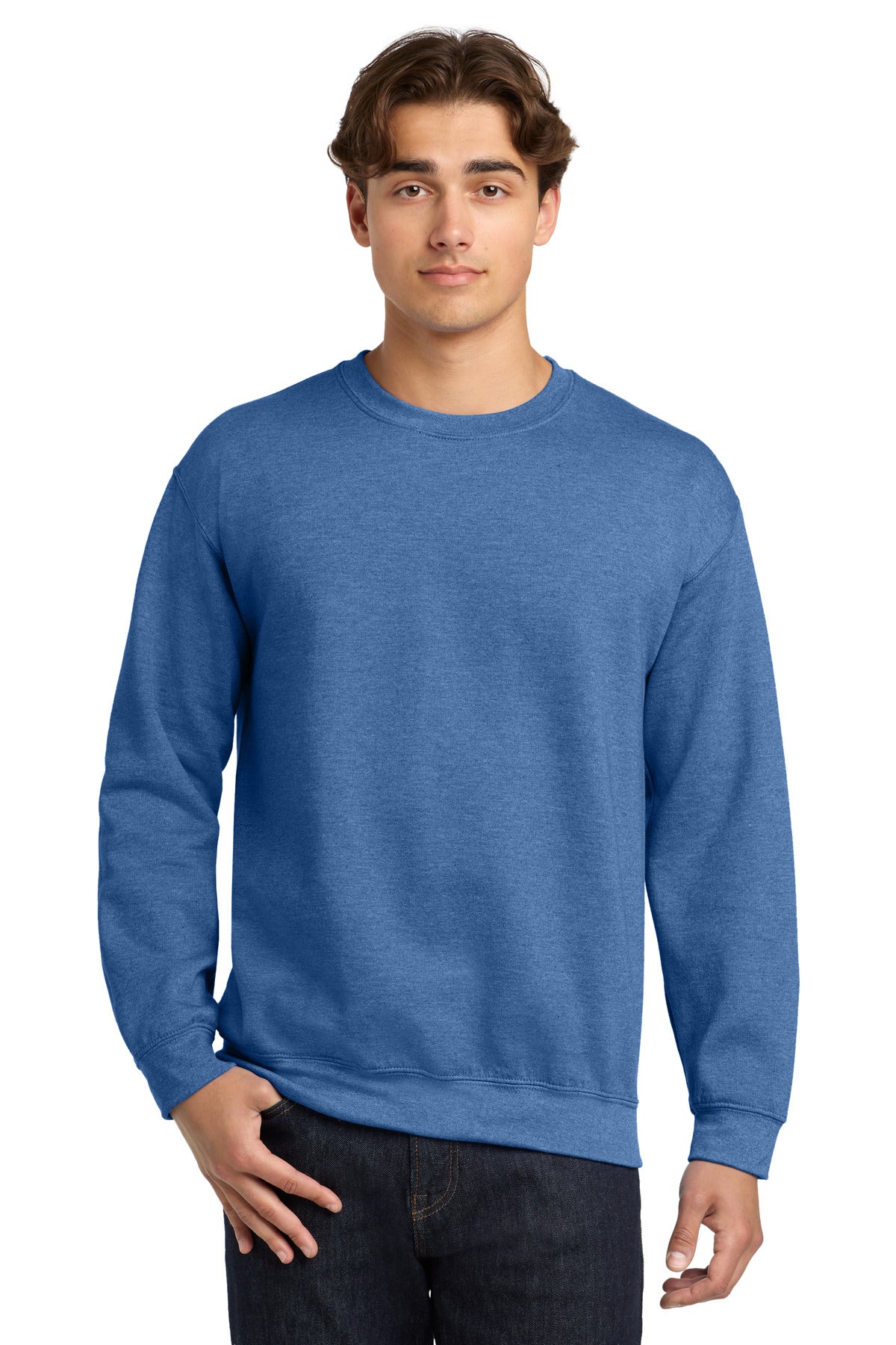 Gildan Heavy Blend Crewneck Sweatshirt. 18000 - EMBROIDERED
