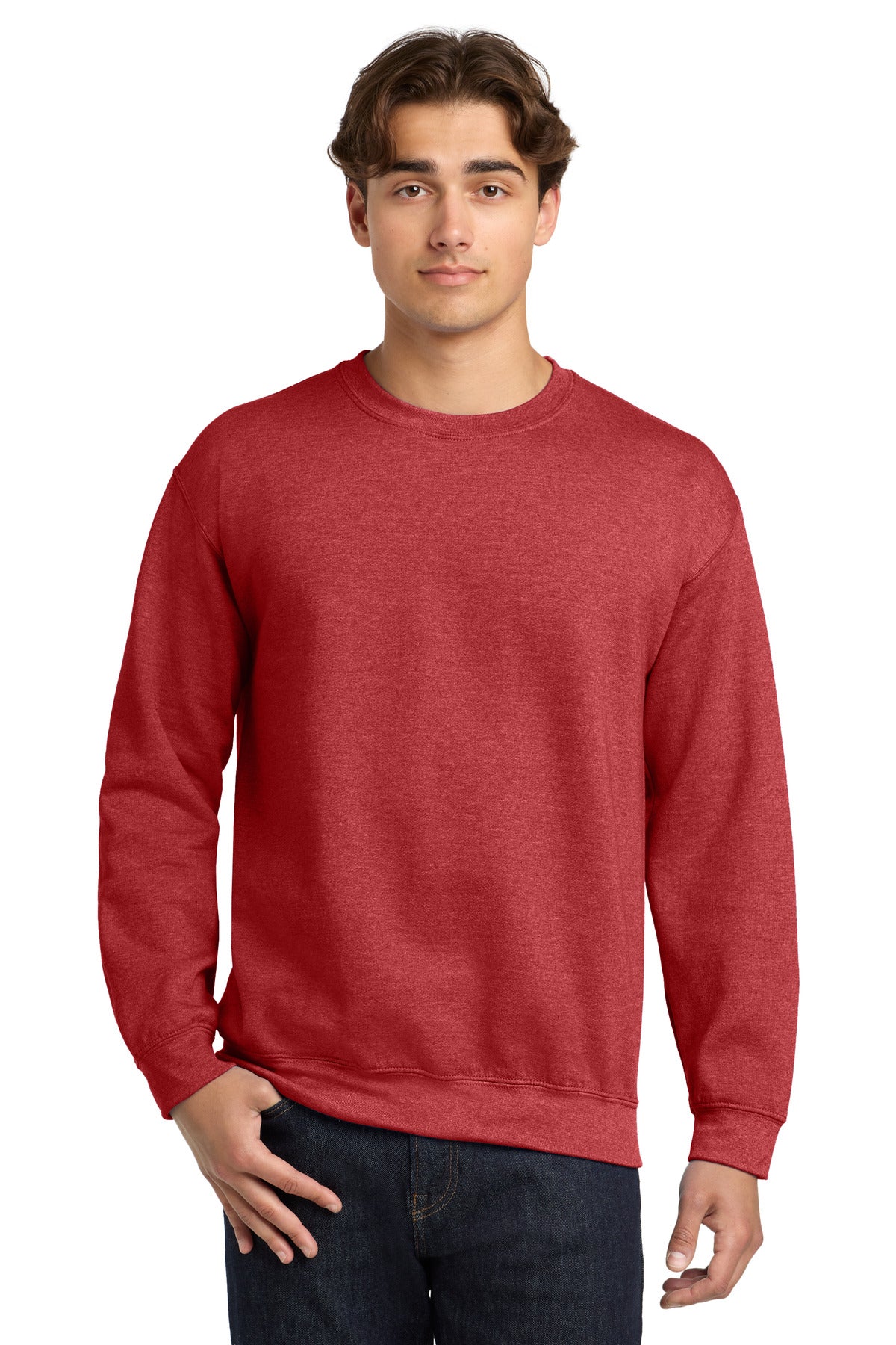 Gildan Heavy Blend Crewneck Sweatshirt. 18000 - EMBROIDERED