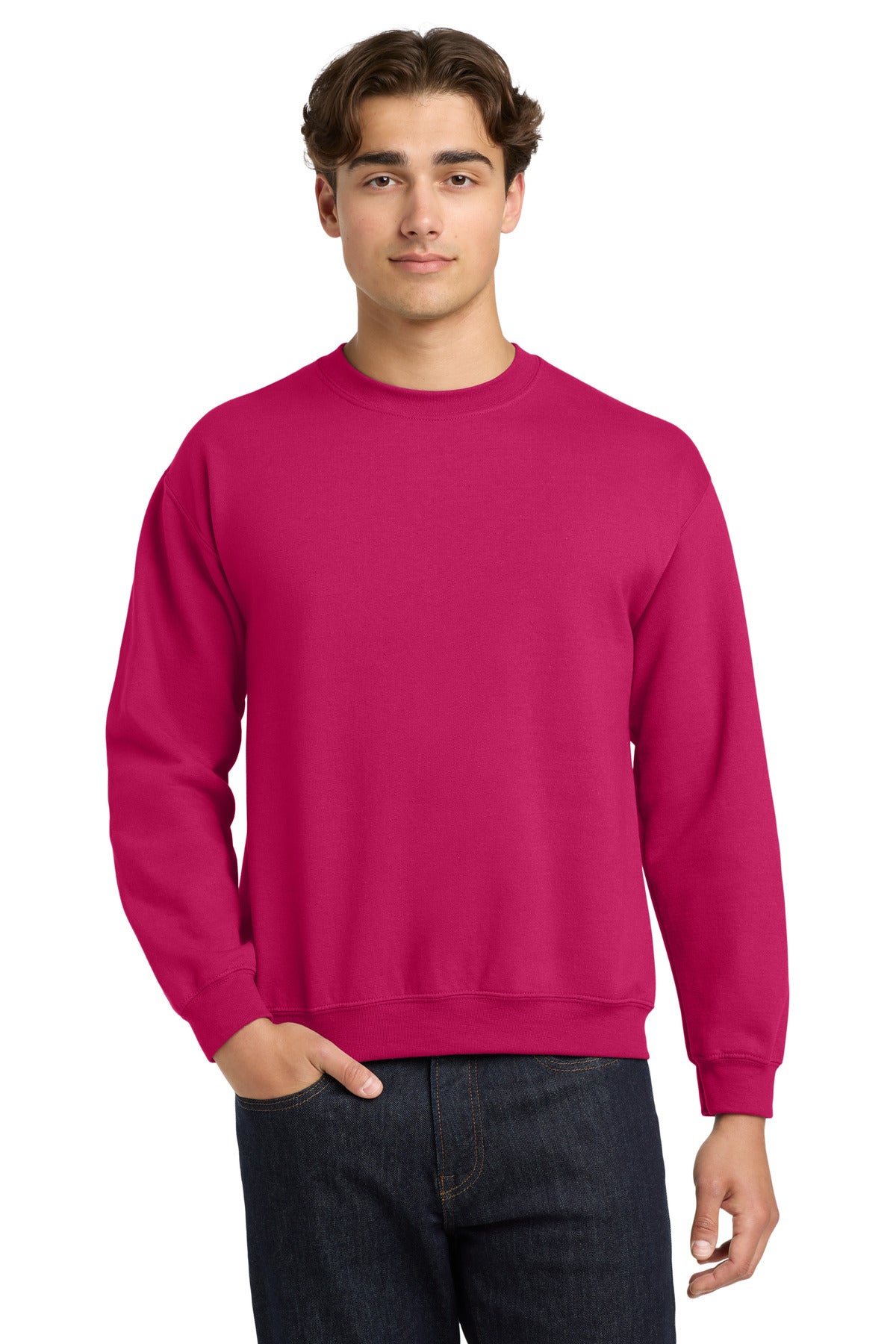 Gildan Heavy Blend Crewneck Sweatshirt. 18000 - EMBROIDERED