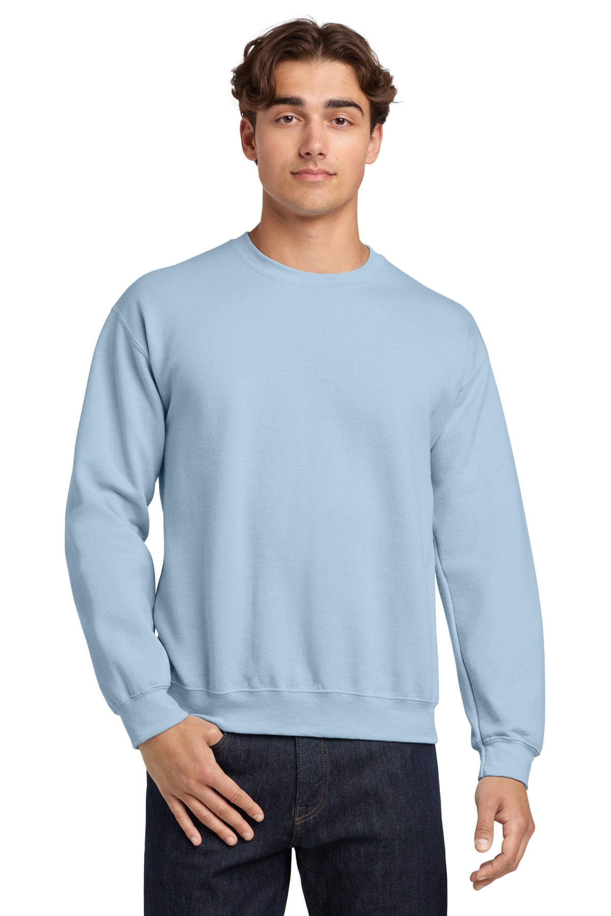 Gildan Heavy Blend Crewneck Sweatshirt. 18000 - EMBROIDERED