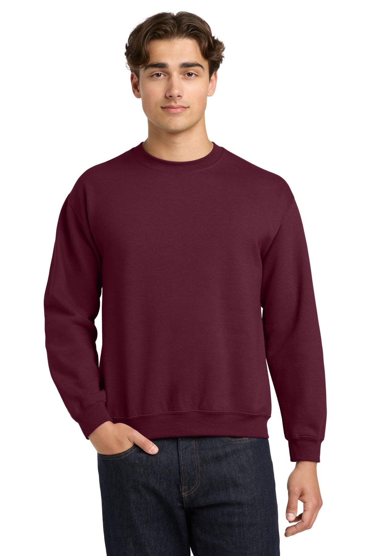 Gildan Heavy Blend Crewneck Sweatshirt. 18000 - EMBROIDERED