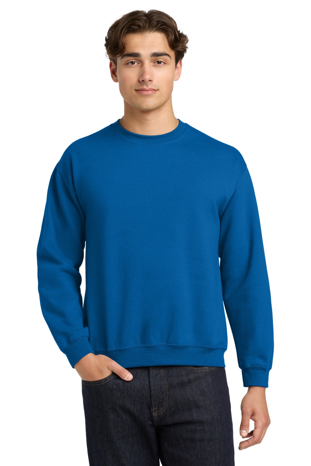 Gildan Heavy Blend Crewneck Sweatshirt. 18000 - EMBROIDERED
