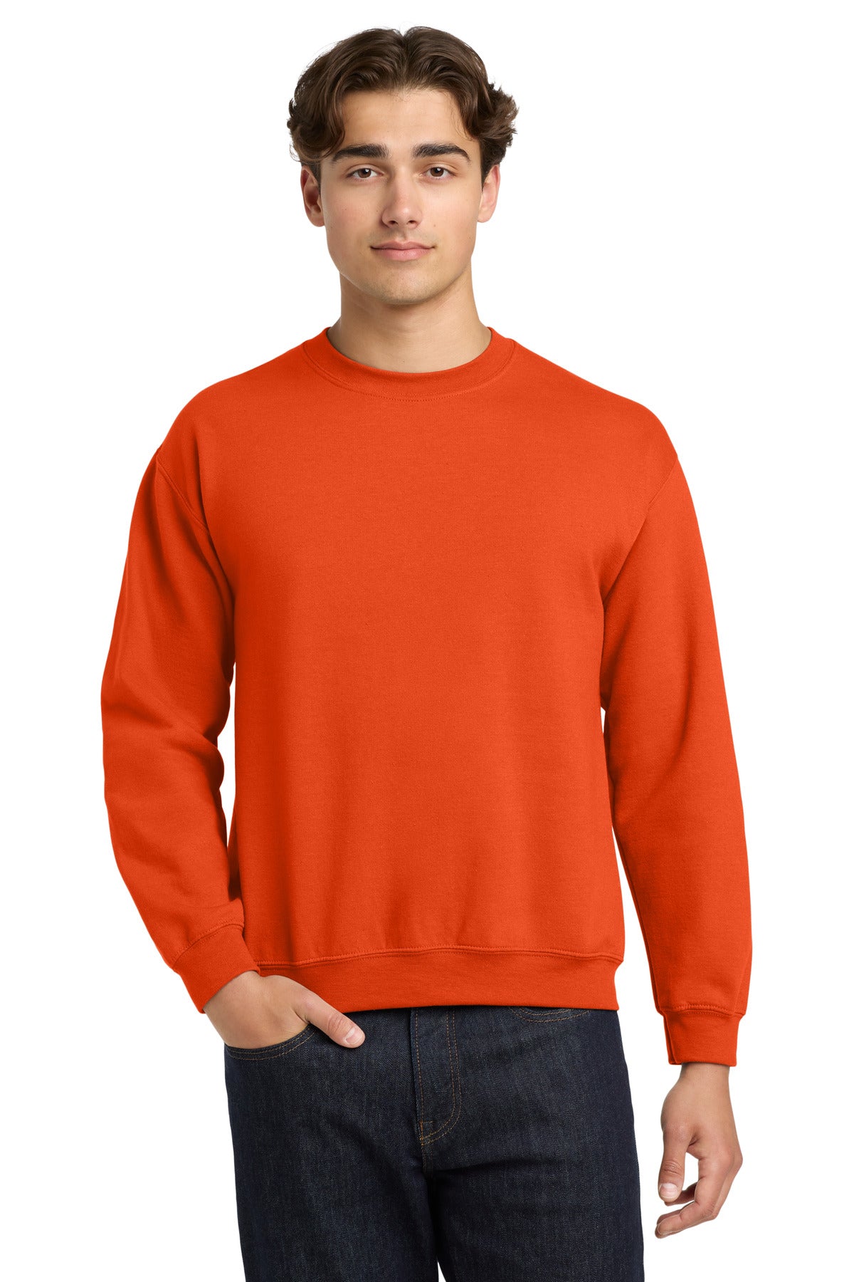 Gildan Heavy Blend Crewneck Sweatshirt. 18000 - EMBROIDERED