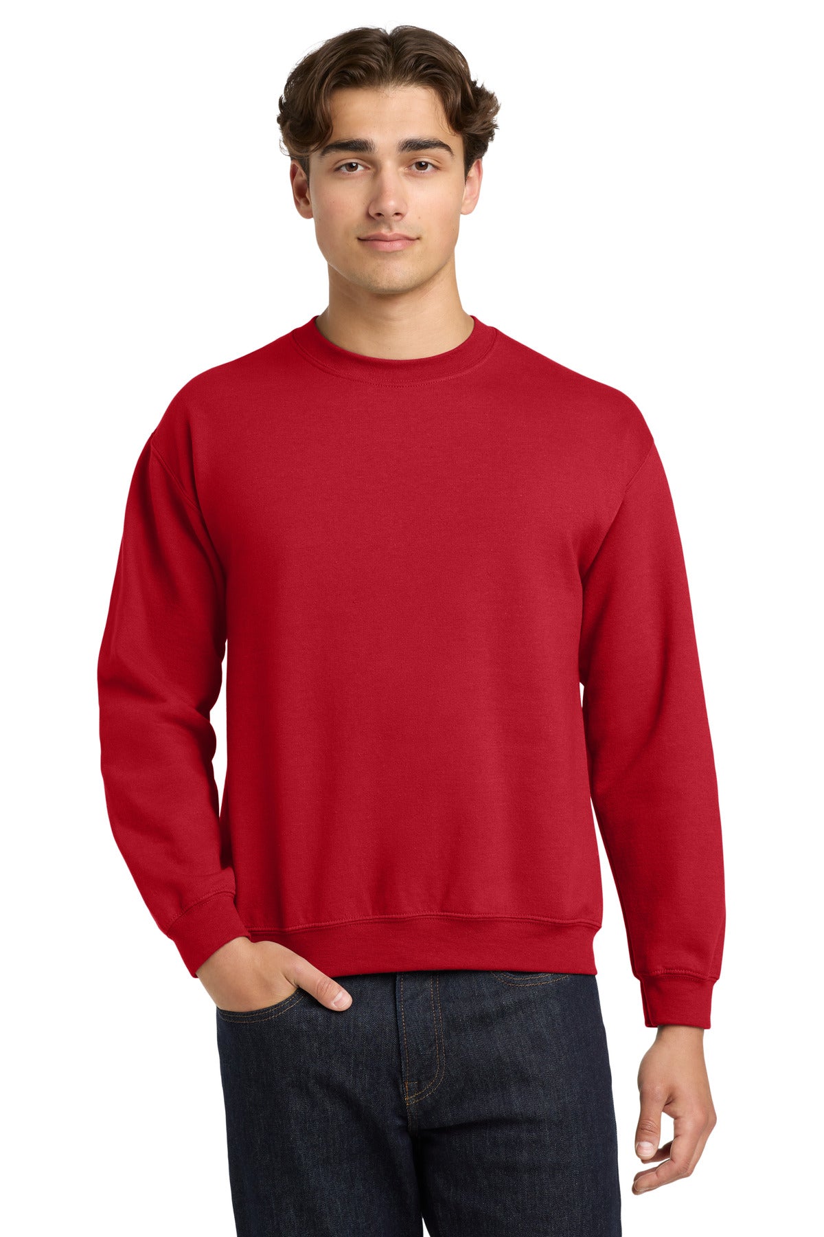 Gildan Heavy Blend Crewneck Sweatshirt. 18000 - EMBROIDERED
