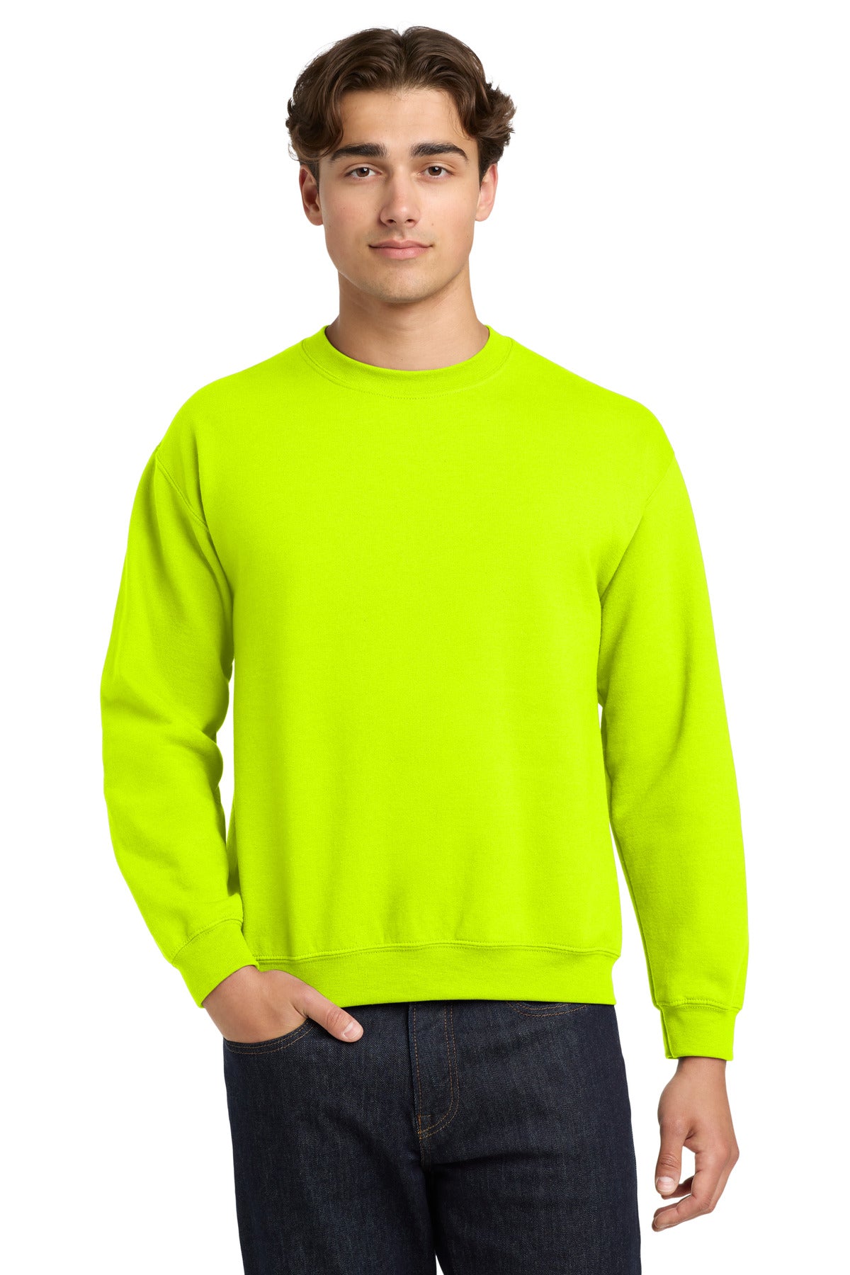 Gildan Heavy Blend Crewneck Sweatshirt. 18000 - EMBROIDERED