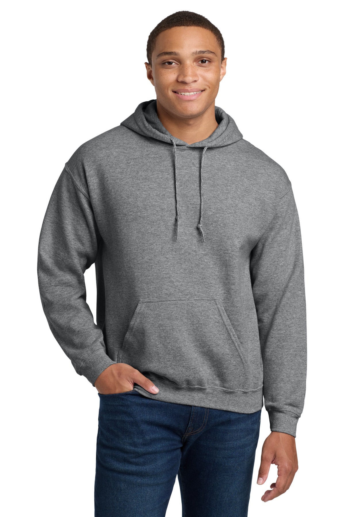 Gildan - Heavy Blend Hooded Sweatshirt.  18500