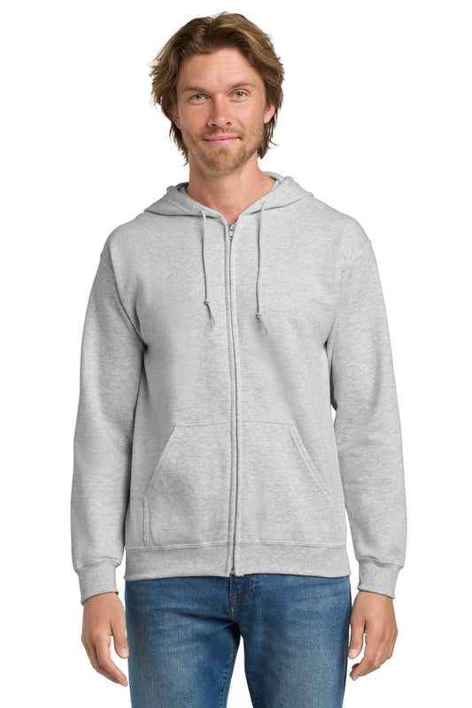 Gildan - Heavy Blend‚ Full-Zip Hooded Sweatshirt. 18600 - EMBROIDERED