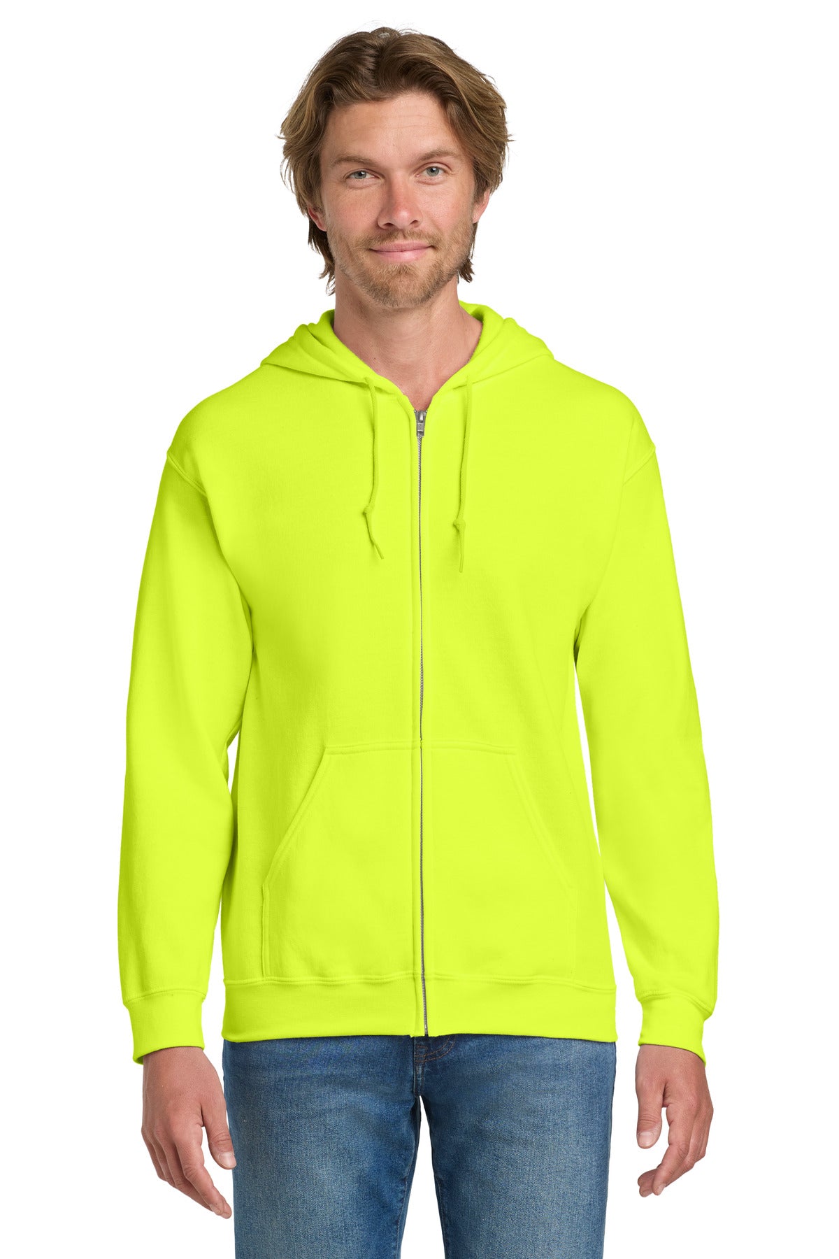 Gildan - Heavy Blend Full-Zip Hooded Sweatshirt. 18600 - EMBROIDERED