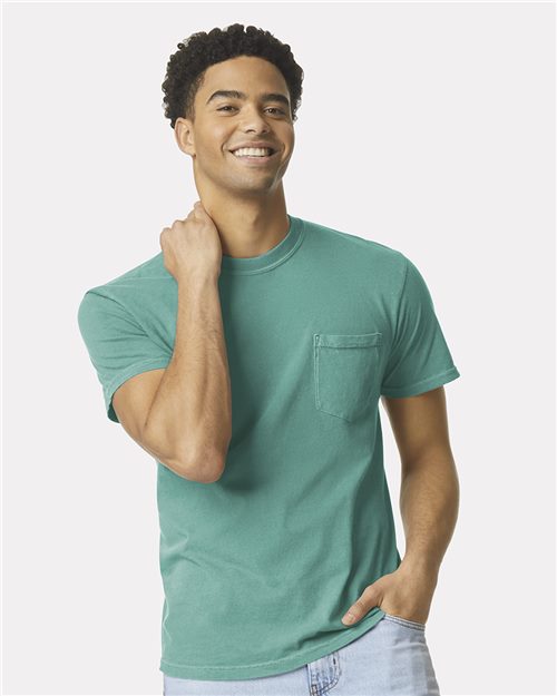 Comfort Colors. Garment-Dyed Heavyweight Pocket T-Shirt. 6030