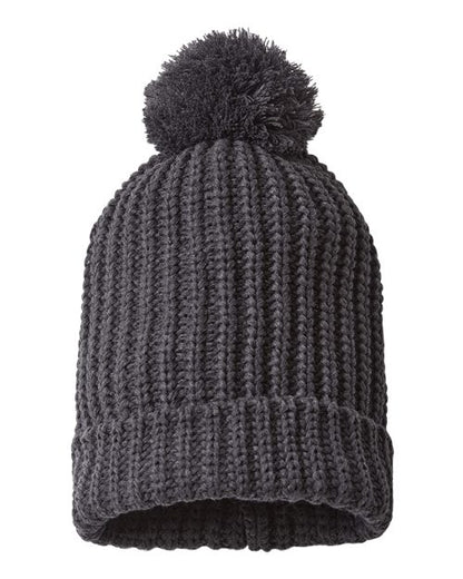 Richardson Chunky Cable Beanie - 143R - EMBROIDERED