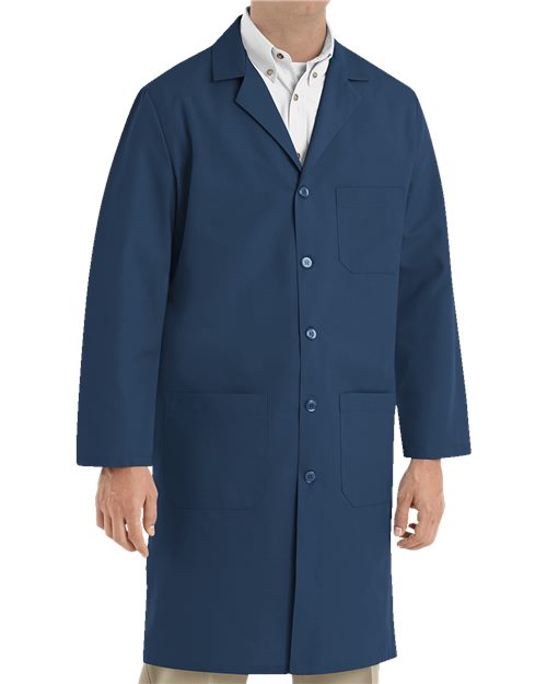 Red Kap Unisex Button Front Lab Coat - KP14 - EMBROIDERED