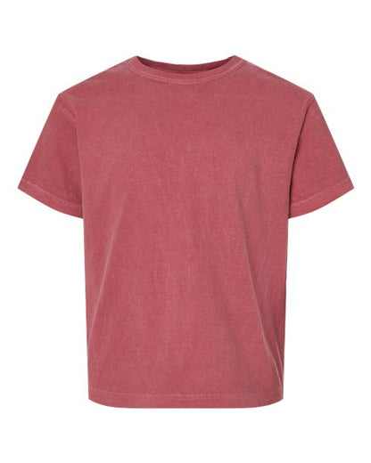 Comfort Colors Youth Garment-Dyed Heavyweight T-Shirt - 9018 - EMBROIDERED