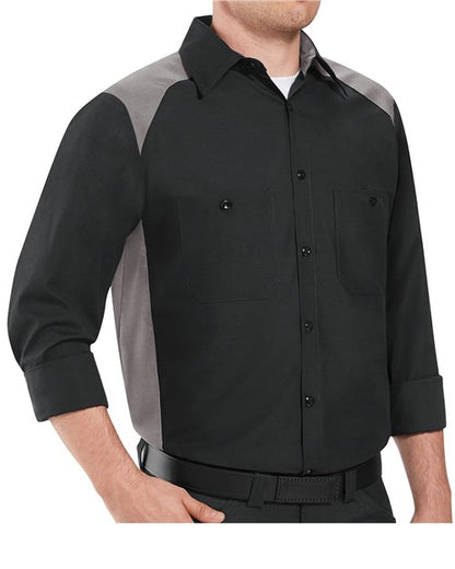 Red Kap Men's Motorsports Shirt - SP18 - EMBROIDERED