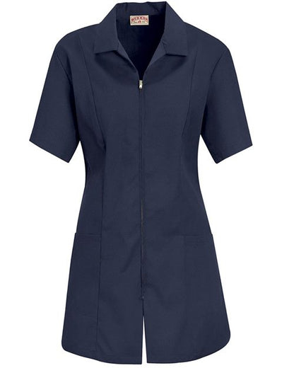 Red Kap Women's Zip Front Smock - KP43 - EMBROIDERED