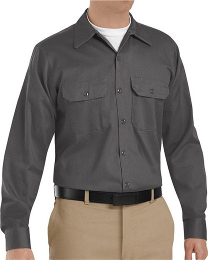 Red Kap Men's Deluxe Heavyweight Cotton Shirt - SC70 - EMBROIDERED