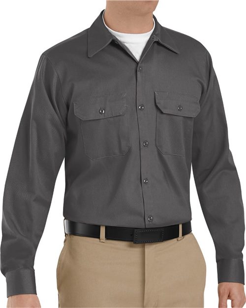Red Kap Men's Deluxe Heavyweight Cotton Shirt - SC70 - EMBROIDERED