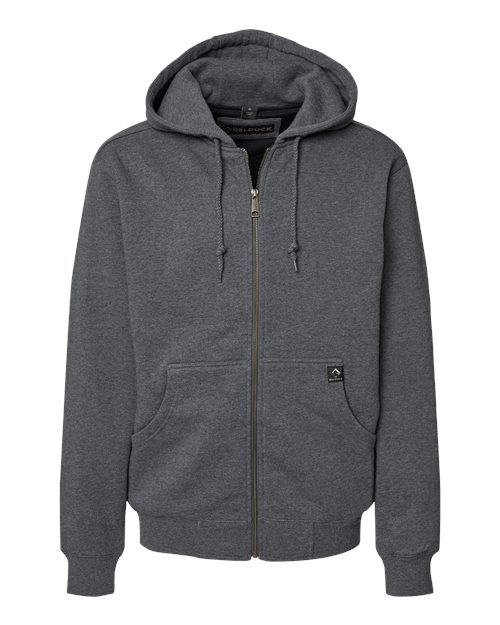 DRI DUCK Men's Tall Crossfire Heavyweight Power Fleece Hooded Jacket with Thermal Lining - 7033T - EMBROIDERED