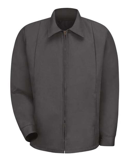 Red Kap Men's Perma-Lined Panel Jacket - JT50 - EMBROIDERED