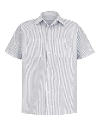 Red Kap Men's Premium Short Sleeve Work Shirt - SP20 - EMBROIDERED