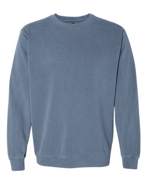 Comfort Colors Unisex Garment-Dyed Crewneck Sweatshirt - 1566 - EMBROIDERED