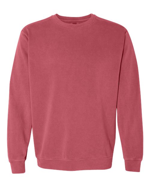 Comfort Colors Unisex Garment-Dyed Crewneck Sweatshirt - 1566 - EMBROIDERED