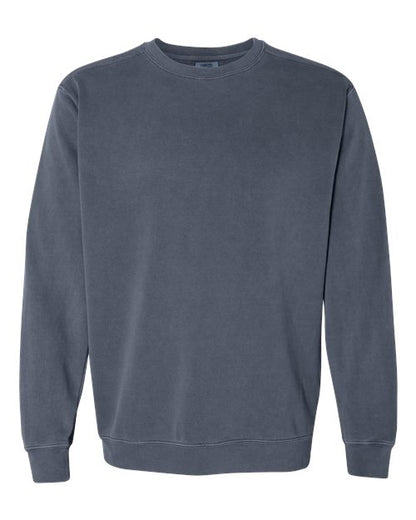 Comfort Colors Unisex Garment-Dyed Crewneck Sweatshirt - 1566 - EMBROIDERED