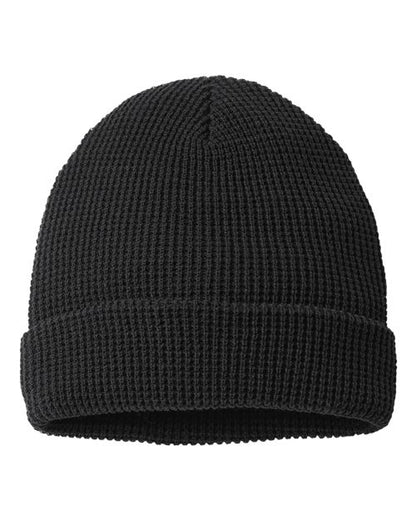 Richardson Waffle Cuffed Beanie - 146R - EMBROIDERED