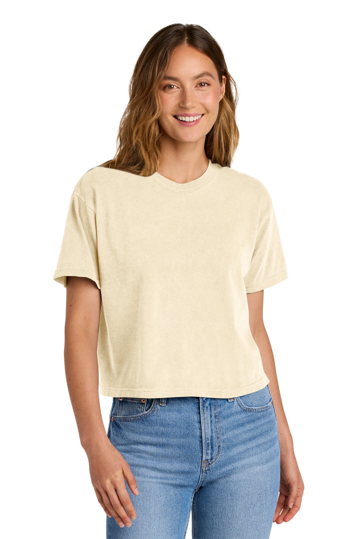 Comfort Colors Women's Heavyweight Boxy Tee 3023CL - EMBROIDERED