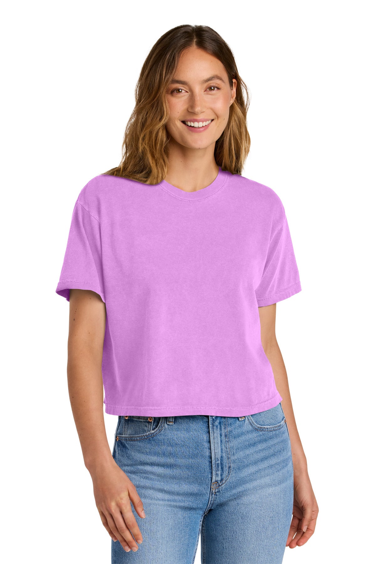 Comfort Colors Women's Heavyweight Boxy Tee 3023CL - EMBROIDERED