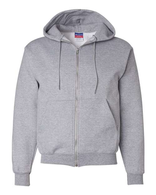 Champion Unisex Powerblend® Full-Zip Hooded Sweatshirt - S800 - EMBROIDERED
