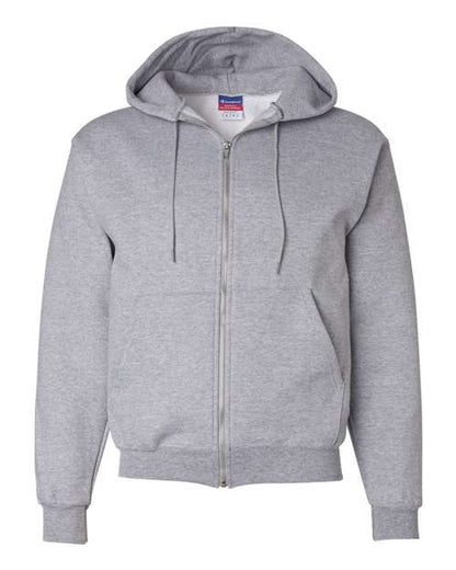 Champion Unisex Powerblend® Full-Zip Hooded Sweatshirt - S800 - EMBROIDERED
