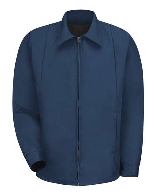 Red Kap Men's Perma-Lined Panel Jacket - JT50 - EMBROIDERED