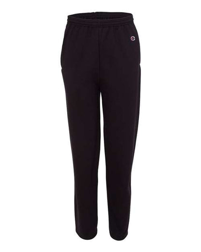 Champion Unisex Powerblend® Open-Bottom Sweatpants with Pockets - P800 - EMBROIDERED