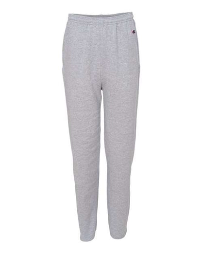 Champion Unisex Powerblend® Open-Bottom Sweatpants with Pockets - P800 - EMBROIDERED