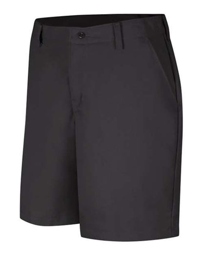 Red Kap Women's Plain Front 8" Shorts - PT27 - EMBROIDERED