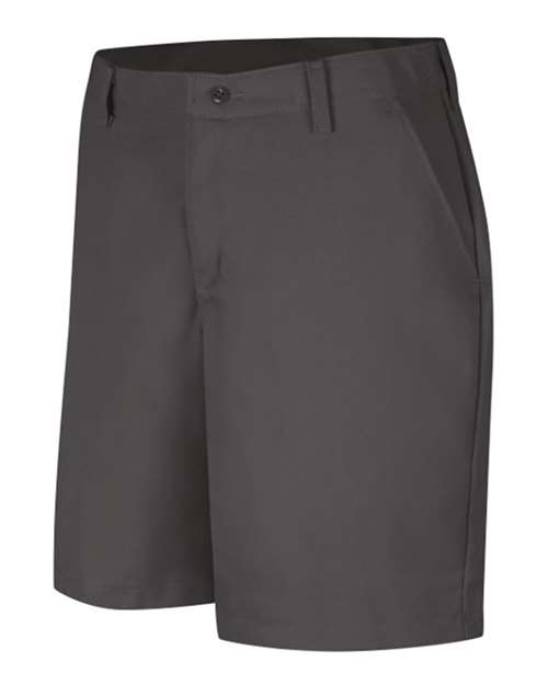 Red Kap Women's Plain Front 8" Shorts - PT27 - EMBROIDERED