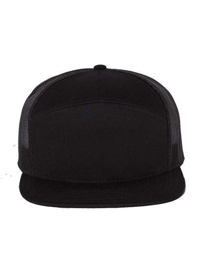 Richardson Seven-Panel Trucker Cap - 168 - EMBROIDERED