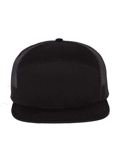 Richardson Seven-Panel Trucker Cap - 168 - EMBROIDERED
