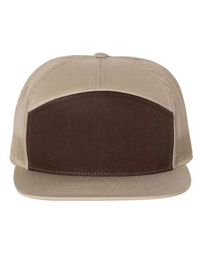 Richardson Seven-Panel Trucker Cap - 168 - EMBROIDERED